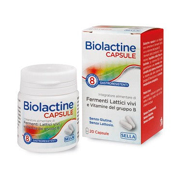 sella biolactine fermenti vitamine 20 capsule biolactine ean 8032632600497