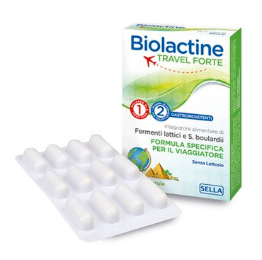 sella biolactine travel forte 24 capsule biolactine ean 8032632600787