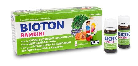 sella bioton bambini nuovo 14 flaconcini bioton ean 8032632600916