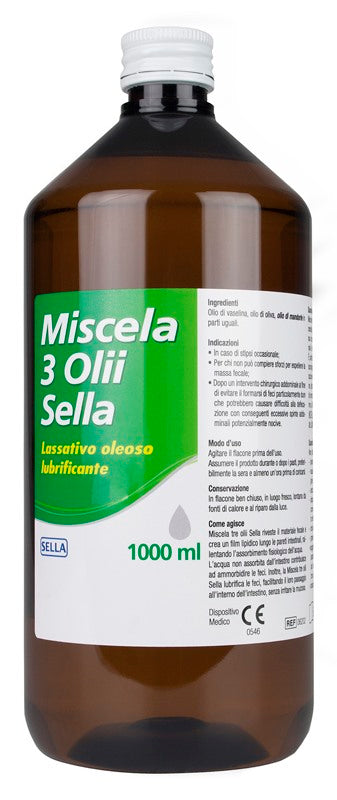 sella miscela 3 olii lassativo 1 litro md sella ean 8032632600664