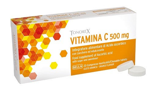 sella tonorex vitamina c 500 mg 20 compresse tonorex ean 8032632601739