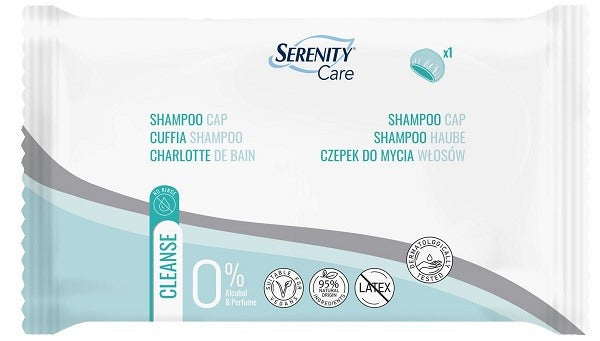 serenity serenity care cuffia shampoo capelli adatta a persone con ridotta mobilita serenity ean 5414874009420