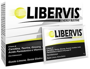 shedir pharma libervis energy limone 20 bustine 4 g libervis