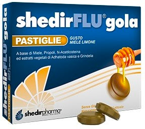 shedir pharma shedirflu gola mielelimone 36 pastiglie shedir