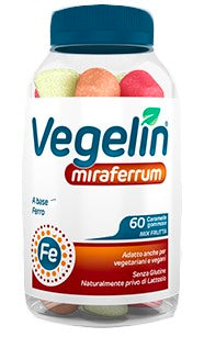 shedir pharma vegelin miraferrum 60 caramelle gommose vegelin