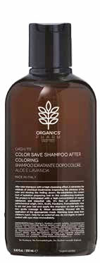 sma srl organics pharm color save shampoo after coloring aloe and lavender ean 8388765617308