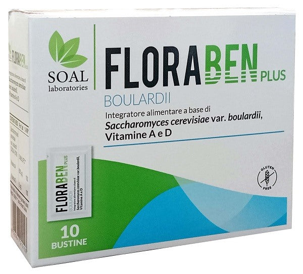 soal pharma srl floraben plus boulardii 10 bustine ean 8053847210103