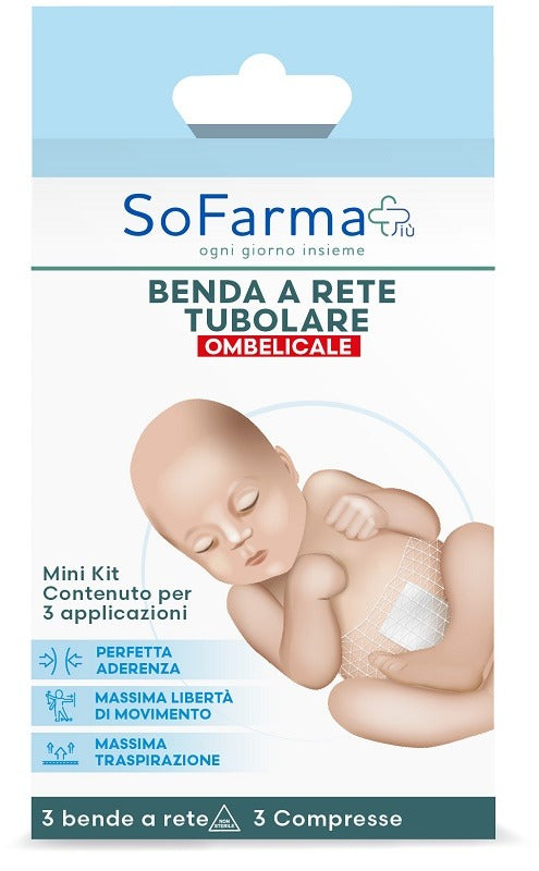 sofarmapiu benda a rete tubolare sofarmapiu ombelicale 3 metri tesi sofarmapiu ean 8388766675710