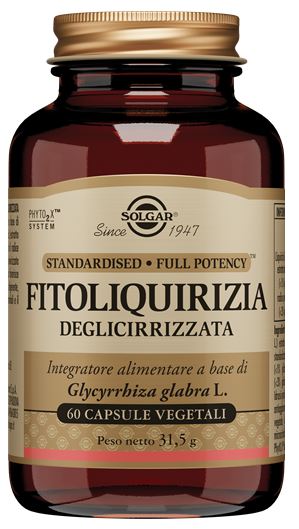 solgar italia fitoliquirizia deglicirizzata 60 capsule vegetali solgar ean 0033984011540