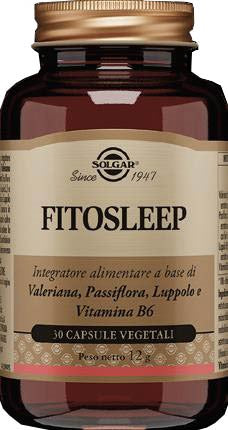 solgar italia fitosleep 30 capsule vegetali solgar ean 0033984009714
