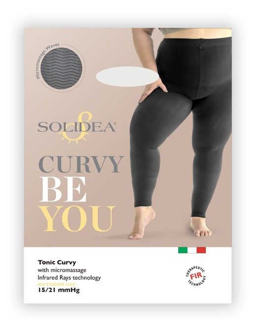 solidea by calzificio pinelli be you tonic curvy leggings massaggiante coprente nero s xl solidea ean 8300496067603