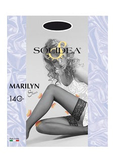 solidea by calzificio pinelli marilyn 140 sheer calza autoreggente nero 4 solidea ean 8300496018223