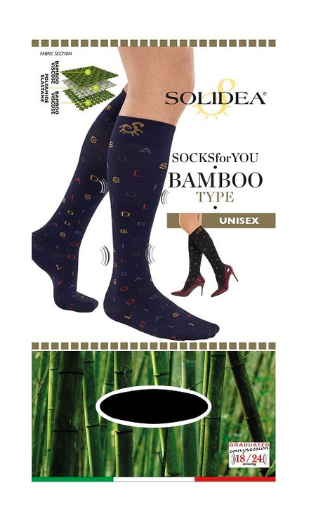 solidea by calzificio pinelli socks for you bamboo type gambaletto nero xl solidea ean 8300496063513