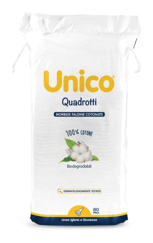 sterilfarma unico quadrotti 100 cotone 60 pezzi sterilfarma ean 8032459502011