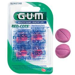 sunstar italiana gum red cote riv placca 12 pastiglie gum ean 0070942508247