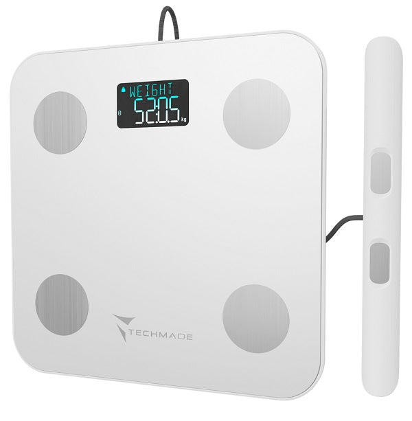 techmade techmade bilancia body fat con elettrodi tm scale2 ean 8099990148153