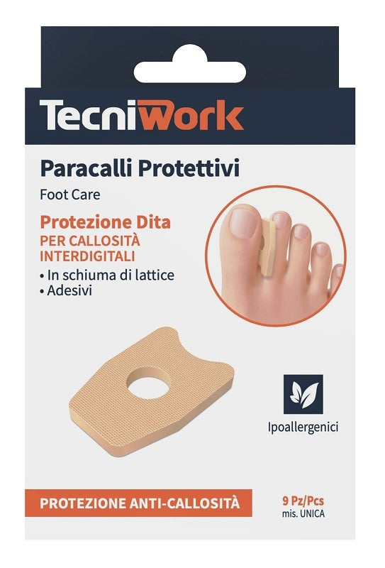 tecniwork paracalli per calli morbidi confezione da 9 pezzi nightday ean 8023568141765