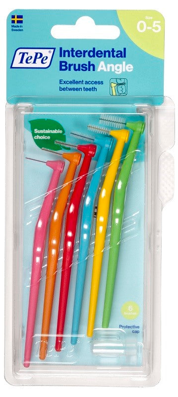 tepe prodotti ig orale tepe angle scovolini misti 6 pezzi tepe ean 7317400011653