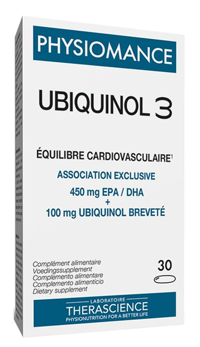 therascience sam physiomance ubiquinol 3 30 perle ean 3401560096170