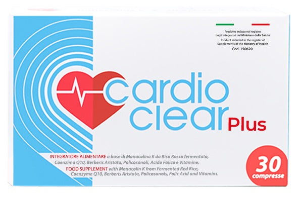 to c a s cardioclear plus 30 compresse ean 8056157940234