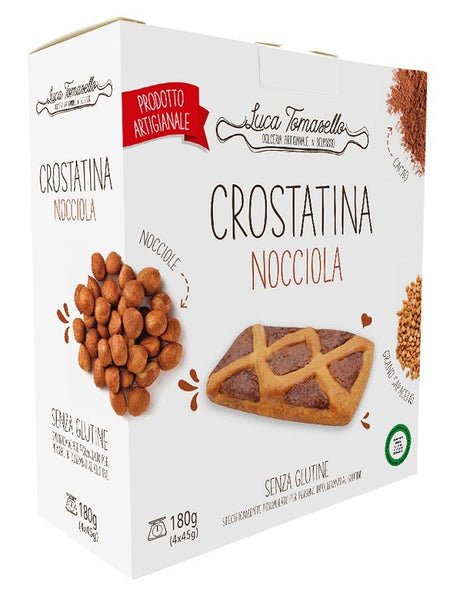 tomasello luca crostatina nocciola 180 g ean 8055060380083