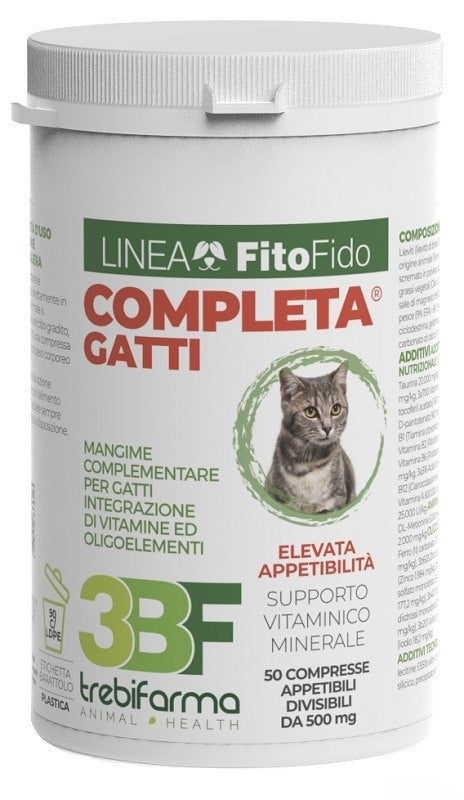 trebifarma completa gatti 50 compresse barattolo 25 g trebifarma ean 8054934141034