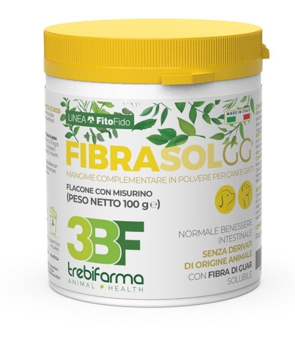 trebifarma fibrasol gg barattolo 100 g con misurino da 3 g trebifarma ean 8033650120004