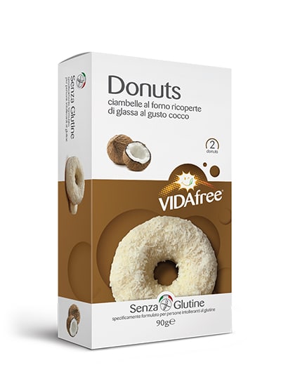 unifarmed donuts gusto cocco con glassa cioccolato bianco 90 g ean 8032919163769