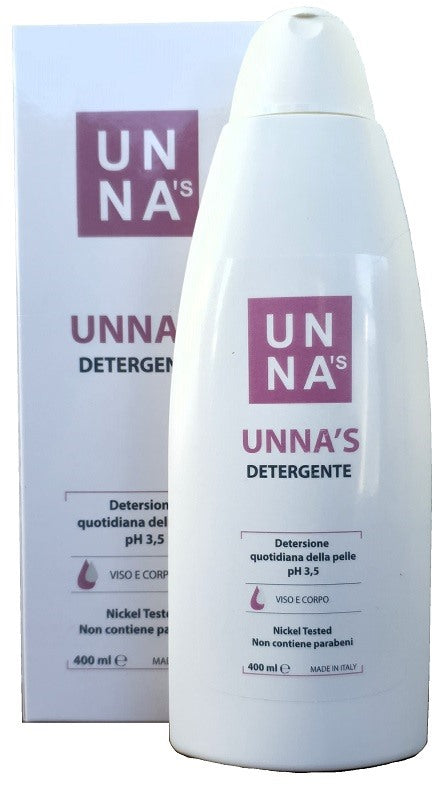 unna s unnas detergente viso e corpo 400 ml