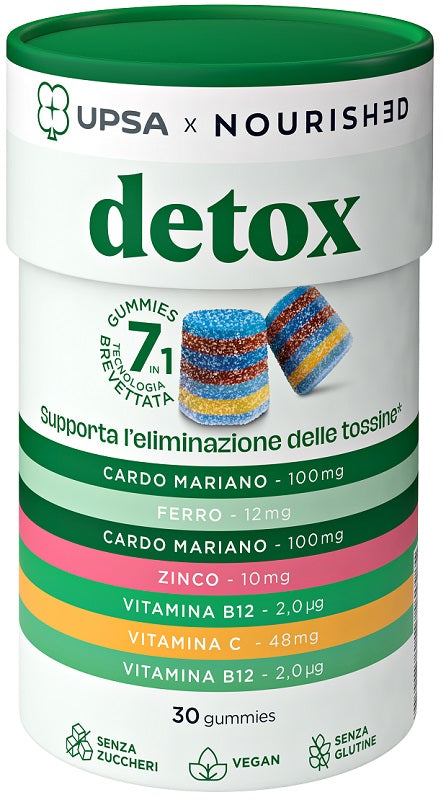 upsa italy upsa x nourished detox 30 gummies