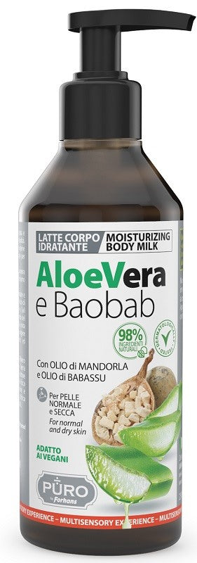 uragme srl puro latte e corpo aloe e baobab 250 ml uragme ean 8002185085010