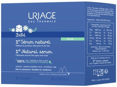 uriage laboratoires dermatolog uriage bebe siero fisiologico 15 flaconcini da 5 ml uriage ean 3661434008832