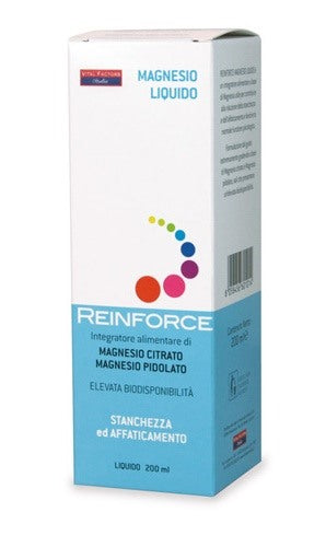 vital factors italia reinforce magnesio liquido 200 ml reinforce ean 8058456601014