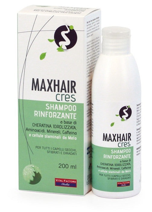 vital factors italia srl maxhair cres shampoo rinforzante 200 ml vital factors ean 8058456601991