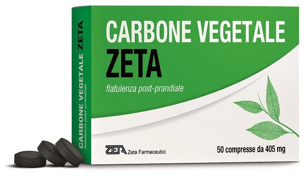 zeta farmaceutici carbone vegetale 50 compresse da 405 mg zeta farmaceutici ean 8054110372962