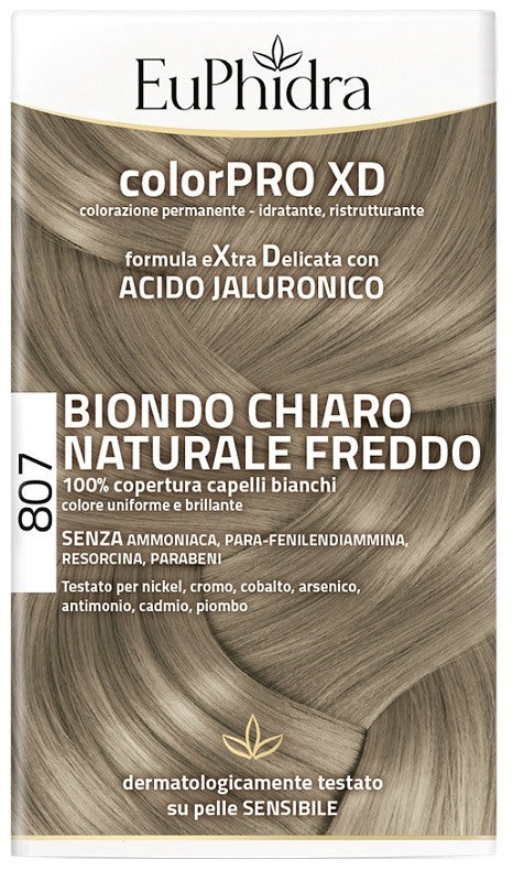 zeta farmaceutici euphidra colorpro xd 807 biondo chiaro naturale f colore attivante balsamo cuffia guanti euphidra ean 8056772637342