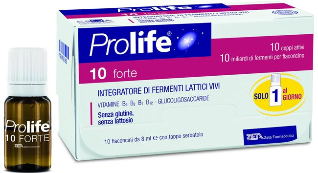 zeta farmaceutici prolife 10 forte 10 flaconcini da 8 ml prolife ean 8056772633429