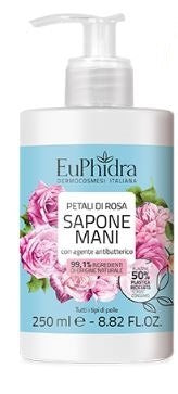 zeta farmaceutici spa euphidra sapone liquido petali di rosa 250 ml euphidra ean 8056772636703