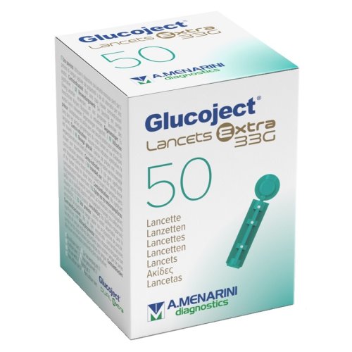 Lancetas para punción en el dedo Glucojet Plus calibre 33 50 piezas Glucoject