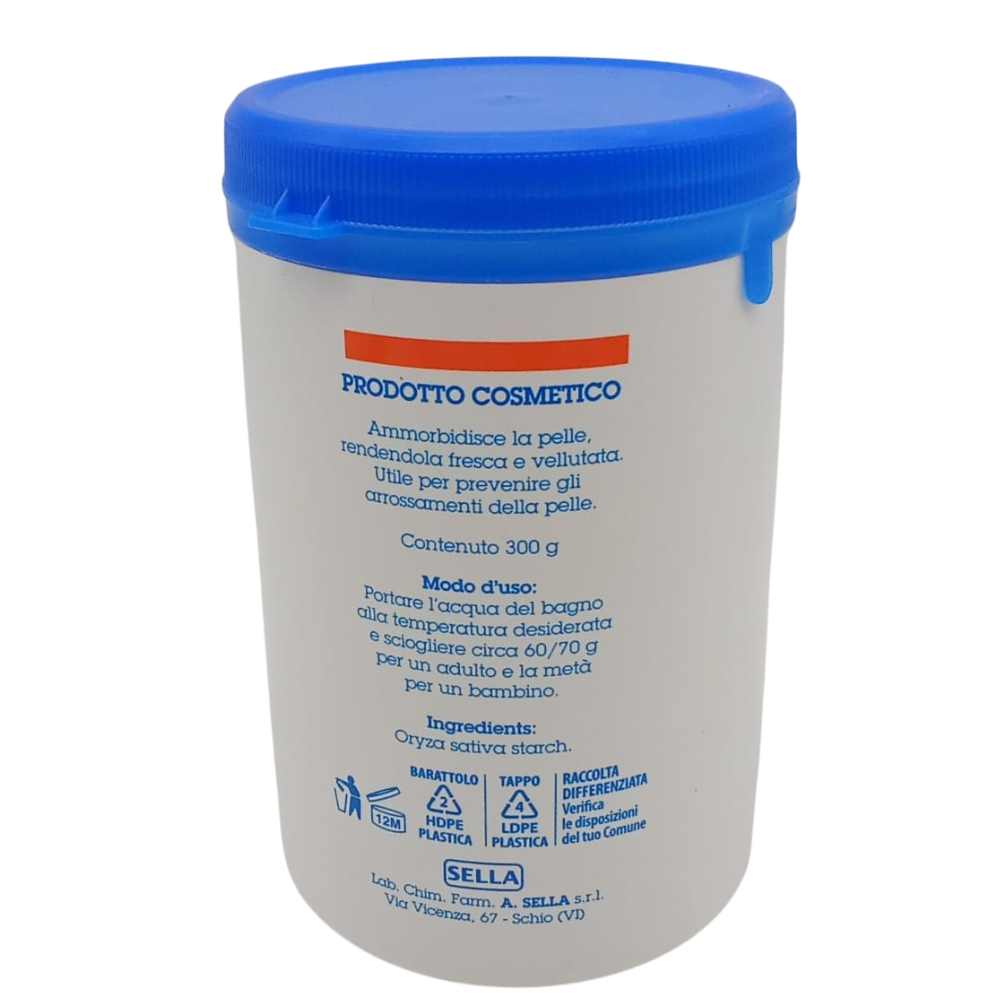 Baño de almidón de arroz 300 g Sella