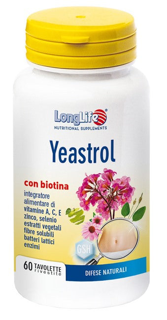 longlife longlife yeastrol 60 tavolette long life ean 8054521002335