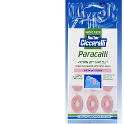 ciccarelli cerotto paracallo sagomato per calli duri applicare su formazioni cornee dure igienepiede 9 pezzi ciccarelli ean 8002140120015