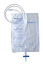 teleflex medical sacca raccolta urina da letto in pvc volume 2000 ml valvola di non ritorno rubinetto scarico t tap tubo di raccordo diametro 5 7 mm lunghezza 90 cm 30 pezzi teleflex medical