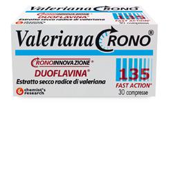 chemists research valeriana crono 135 con duoflavina fast action 30 compresse chemists research
