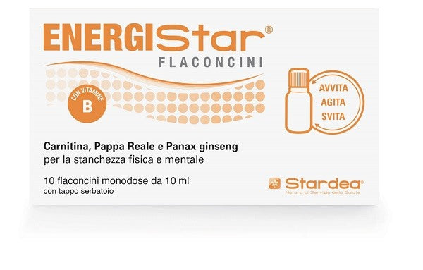 stardea energistar 10 flaconcini monodose 10 ml energistar ean 8053614910205