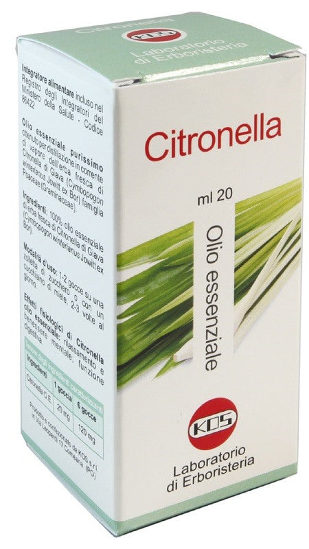 kos citronella olio essenziale 20 ml
