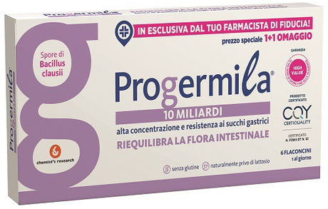 chemists reaserch progermila 10 miliardi 6 flaconcini 10 ml progermila