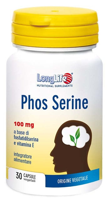 longlife longlife phos serine 30 capsule long life ean 8054521001994