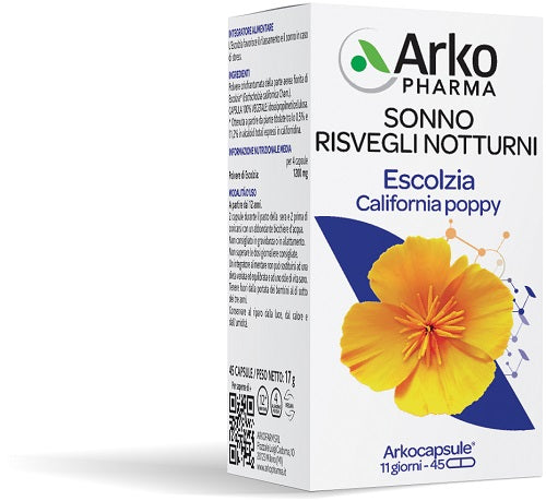 arkofarm arko capsule escolzia 45 capsule arkofarm ean 3578831410307