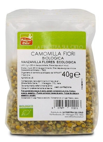 biotobio fsc camomilla fiori interi bio 40 g biotobio ean 8017977012013